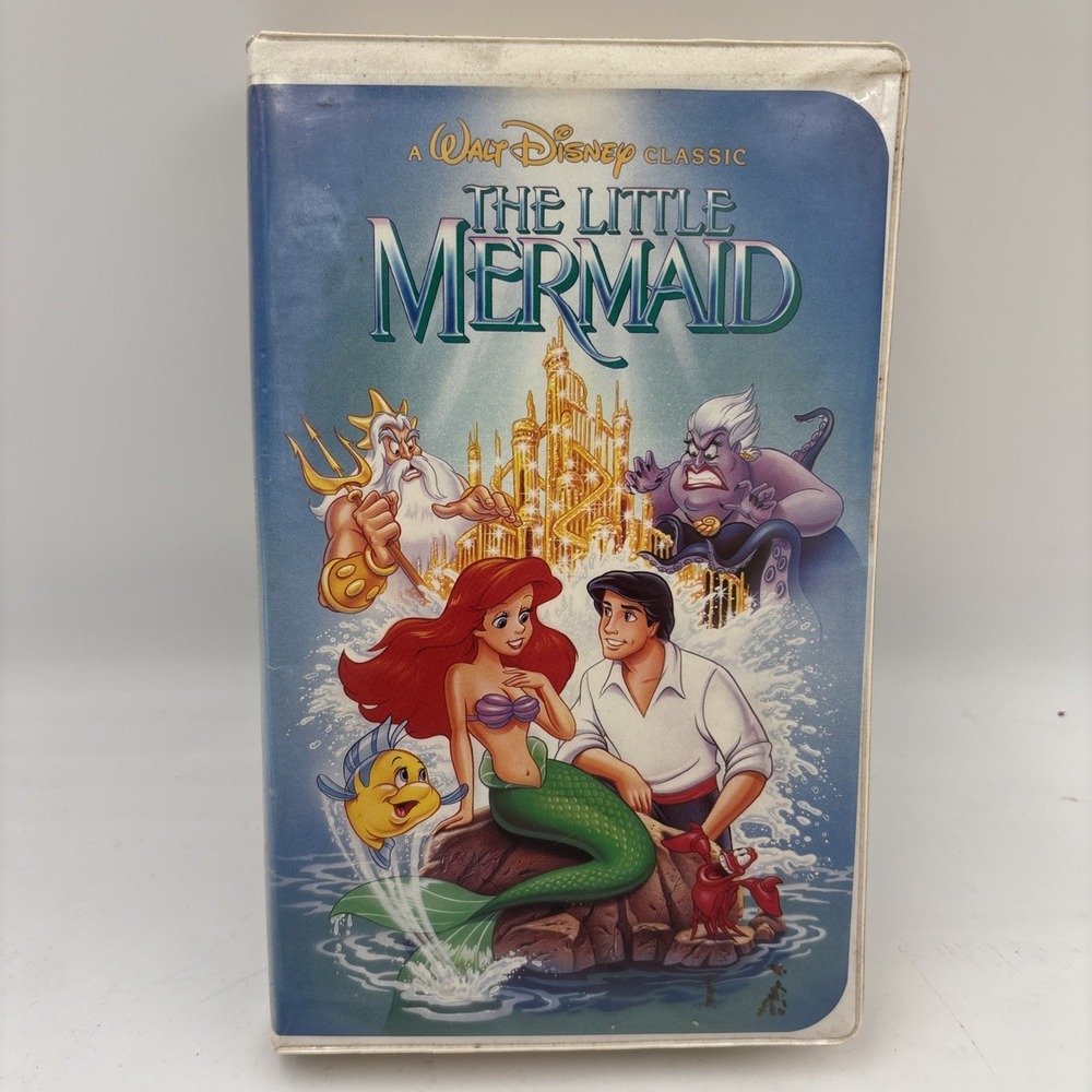 The Little Mermaid VHS Black Diamond RARE Banned Cover